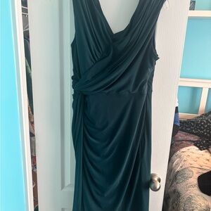 Adrianna Papell Deep Teal Gown